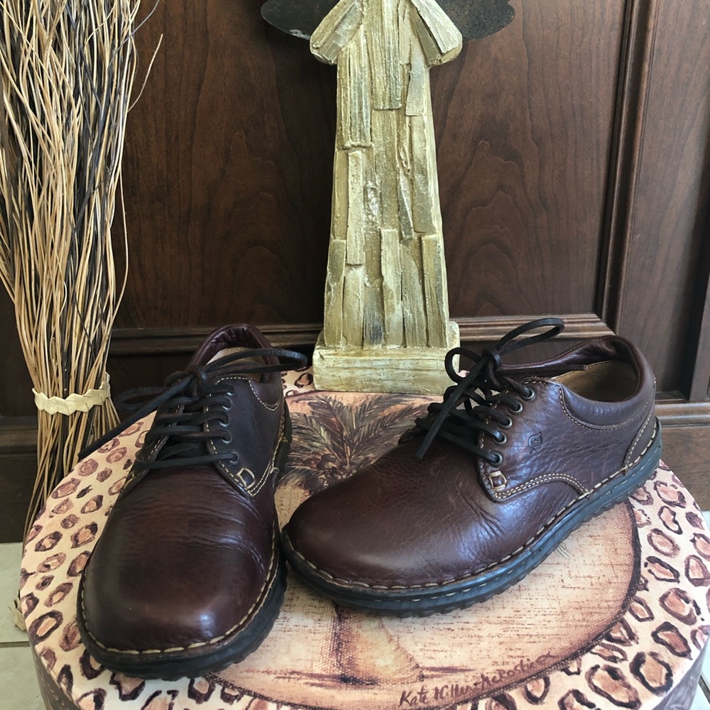 BORN brown loafers
